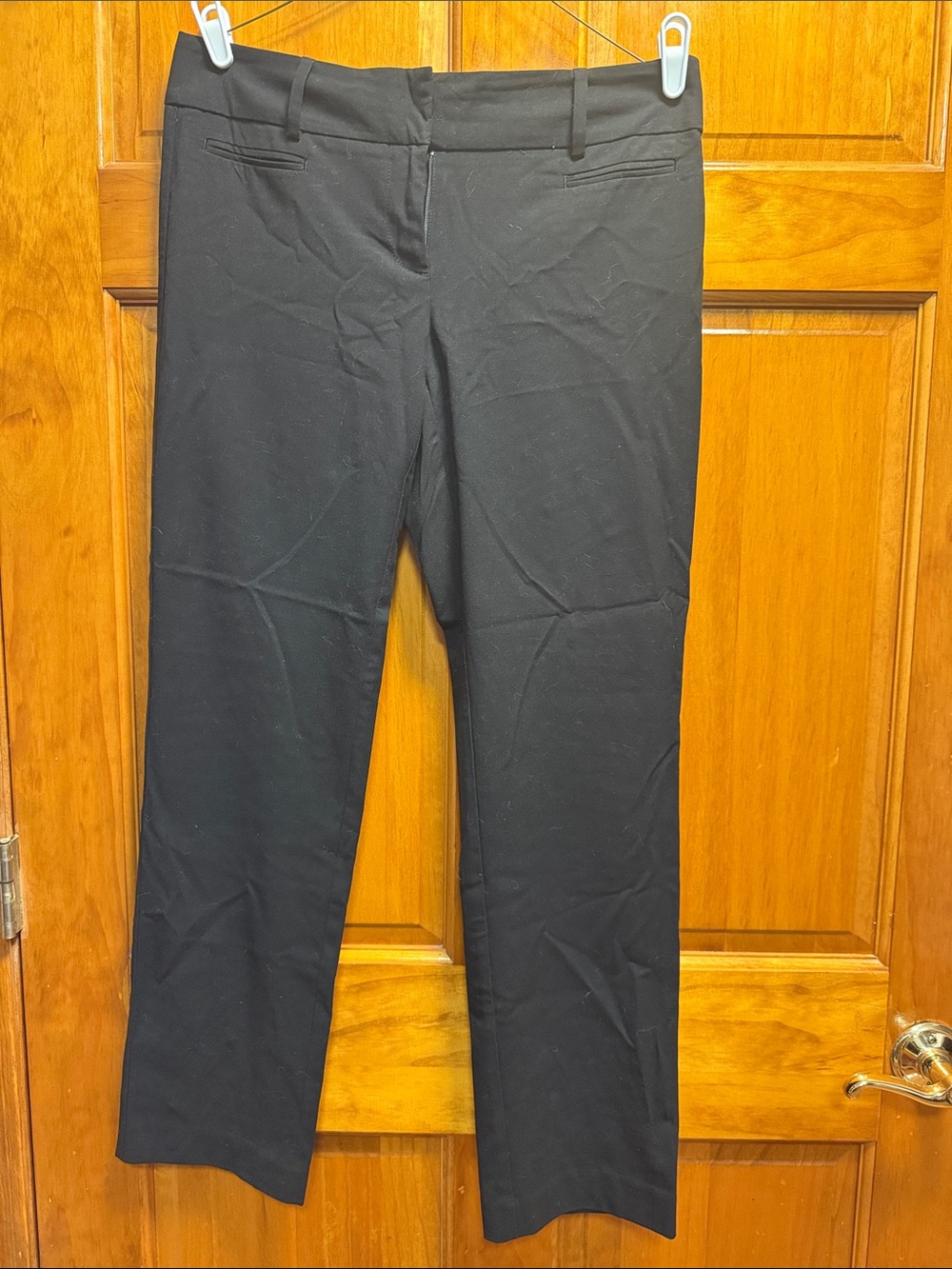 LOFT Black Women's Straight-Leg Dress Pants